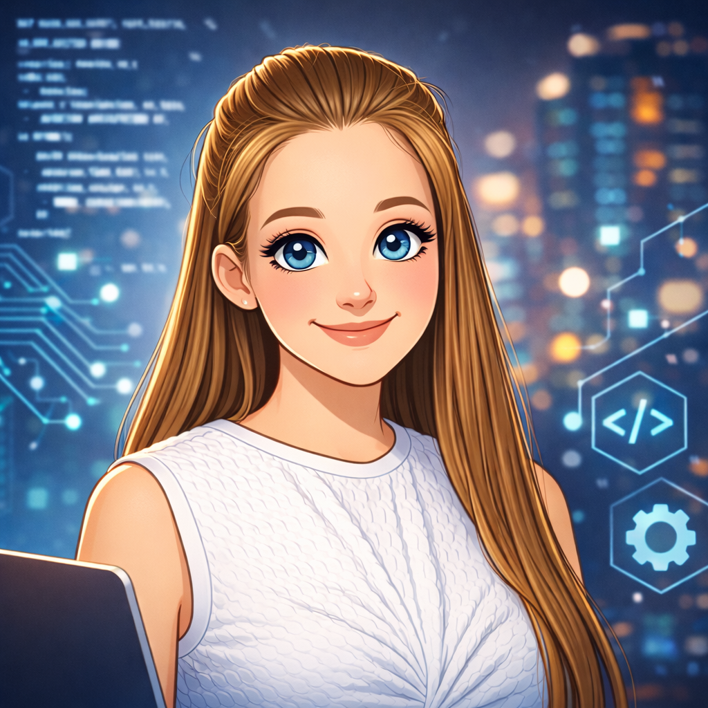 Avatar generado por IA representando al desarrollador